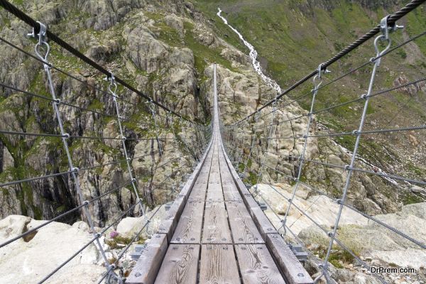 Trift Suspension Bridge, Switzerland