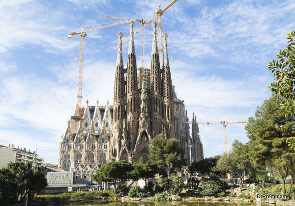 Sagrada Familia in Barcelona, Spain