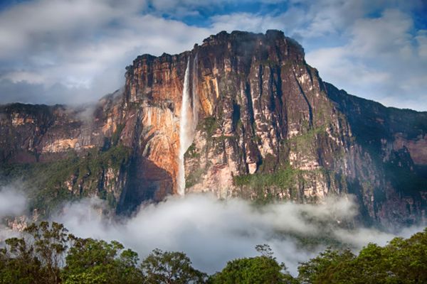 Close-up of Salto Angel