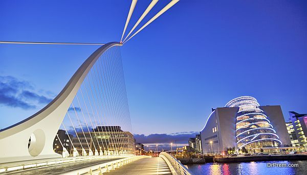 Samuel Beckett Bridge in Dublin