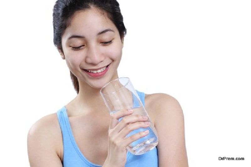 Lady With A Glass Of Water